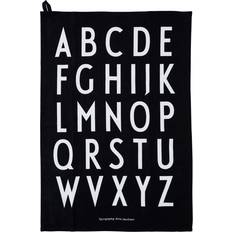 Torchons Design Letters Classic Torchon Noir (60x40cm)
