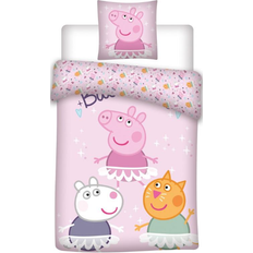 Gurli gris sengetøj Peppa Pig Gurli Gris Sengetøj 2 i 1 100x140cm
