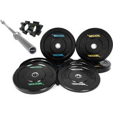 Premium Skivstångsset (Bumper Plates) 120kg