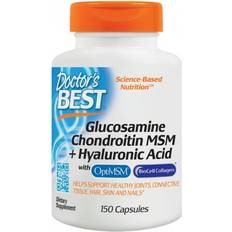 Glucosamine & chondroitin with msm Doctor's Best Glucosamine Chondroitin MSM + Hyaluronic Acid 150 st