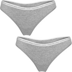 Calvin Klein CK One Thongs 2-Pack - Grey Heather