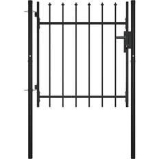 vidaXL Door Fence Gate with Spear Top 100x125cm