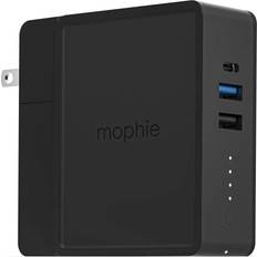 USB - USB-C - Virtapankki Akut ja Laturit Mophie Global Powerstation Hub laturi (musta)