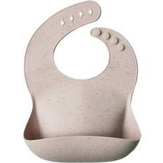 Mushie Silicone Baby Bib Shifting Sand Terrazzo