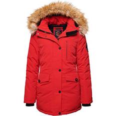 Superdry Damen Bekleidung Superdry Everest Parka - High Risk Red