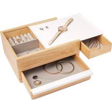 Stowit Jewelry Box - White/Natural