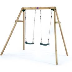  Play Wooden Double Swing Set