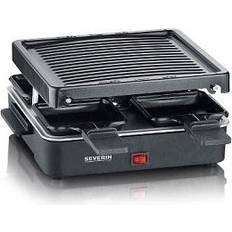 Severin Raclette Barbecues Électriques Severin Raclette Gril 21x21 4 Parts 600w Noir