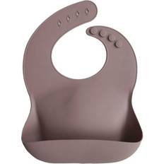 Viola Bavagli per cibo Mushie Bavaglino Silicone Warm Taupe