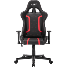 L33T Justerbart armlen Gaming stoler L33T Energy Gaming Chair - Black/Red