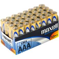 Maxell AAA/LR03/MN2400 Pilas Alcalinas (32 unidades)