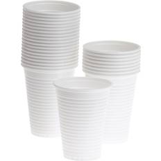 Festartikler Plastic Cups 20cl White 100-pack