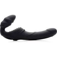 Strap-U Slim Rider Strapless Strap-on Vibrator Negro