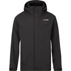 Velcro Jackets Berghaus Hillwalker Interactive Waterproof Jacket - Jet Black