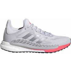 Mujer - adidas Solar Zapatos Adidas SolarGlide 3 Shoes - Dash Grey/Silver Metallic/Signal Pink/Coral Female