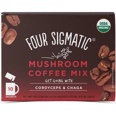 Zuckerfrei Kaffee Four Sigmatic Instant Mushroom Coffee with Chaga and Cordyceps 25g 10Stk.