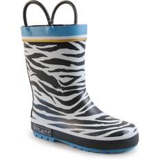 Stivali di gomma Vincent Zebra Gold Blue Unisex Azul