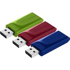 16gb usb pack Verbatim Slider 16GB USB 2.0 (3-pack)