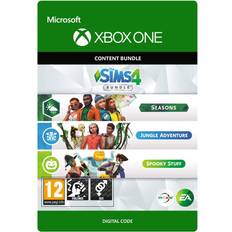 Sims 4 bundle The Sims 4 Bundle: Seasons, Jungle Adventure, Spooky Stuff (XOne)