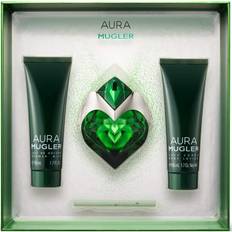 MUGLER Gift Boxes MUGLER Aura Gift Set EdP 30ml + Body Lotion 50ml + Shower Gel 50ml