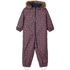 Name It Réflecteurs Combi-pilotes Name It Snow08 Suit Mini Flower Blue Unisex Azul