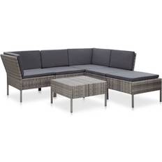 Square Outdoor Lounge Sets vidaXL 48941 Outdoor Lounge Set