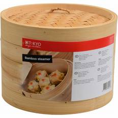 Beige Stoomkokers Bamboe Stomer 20cm