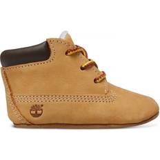 Timberland Infant Crib Booties/Cap Set - Wheat