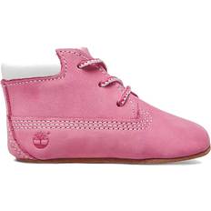 Pink Indoor Shoes Children's Shoes Timberland Infant Crib Booties/Cap Set - Pink