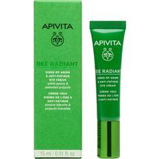 Reparador Cremas para los ojos Apivita Bee Radiant Signs of Aging & Anti-Fatigue Eye Cream 15ml