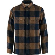 Brune - Herre Skjorter Fjällräven Men's Canada Shirt - Chestnut/Dark Navy