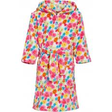 Blommiga Morgonrockar Barnkläder Playshoes Fleece Bathrobe Flowers - Pink (340133)