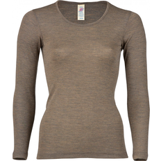 Wool/Silk Blouse - Walnut