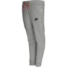 Nike Older Kid's Tech Fleece Trousers - Light Solar Flare Heather/Bright Crimson/Black (CU9213-077)