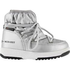 Moon Boot Jr Girl Low Nylon WP - Silver