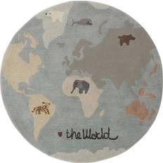 OYOY The World Tufted Rug Ø120