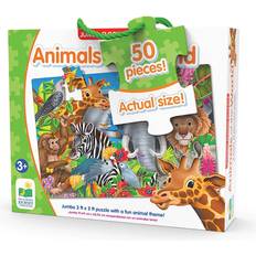 Animals Floor Jigsaw Puzzles The Learning Journey Animals of The World 50 Pieces