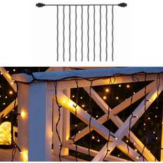 Akryl - Vita Ljusslingor & Ljuslister Sirius Top-Line Curtain Supplementary Ljusslinga 100 Lampor