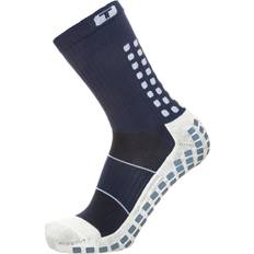 Mid-Calf Thin Socks Men - Dark Blue/White