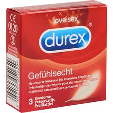 Latex Préservatifs Durex Gef hlsecht Kondome 3er