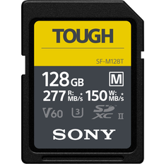 Sony Geheugenkaarten & USB-sticks Sony Tough SDXC Class 10 UHS-II U3 ​​V60 277 / 150MB / s 128GB