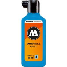 Blue Pen Accessories Molotow One4All Acrylic Refill Shock Blue 180ml