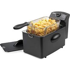 Princess Friteuse classique Friteuses Princess 182729 Capacité 4 Litres 6 Portions 2000 Watts Black Steel