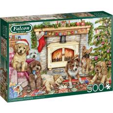 Jumbo Falcon Christmas Puppies 500 Bitar