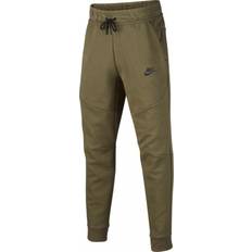 Nike tech fleece khaki Nike Older Kid's Tech Fleece Trousers - Cargo Khaki/Black (CU9213-325)