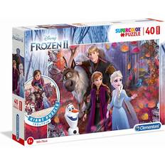 Floor Jigsaw Puzzles Clementoni Supercolor Puzzle Disney Frozen 2 40 Pieces