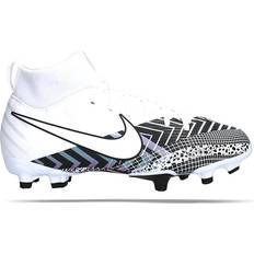 Nike White Football Shoes Nike Jr. Mercurial Superfly 7 Academy MDS MG - White/Black/White