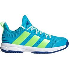 Adidas håndbold sko adidas Junior Stabil Indoor - Signal Cyan/Signal Green/Royal Blue