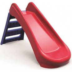 Plastique Aires de jeux Palplay Habitat Et Jardin Toboggan rouge bleu pliant