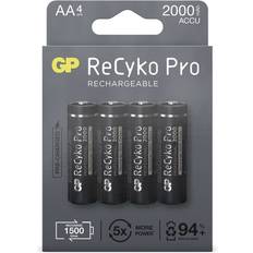 GP Batteries ReCyko Pro AA Rechargeable 2000mAh 4-pack